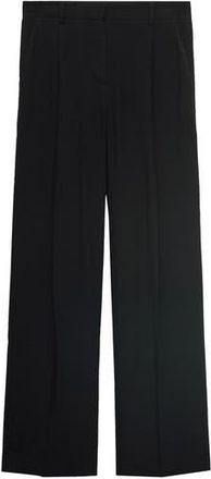 Mango Carla Wide Leg Pants in Black at Nordstrom Rack, Size 4