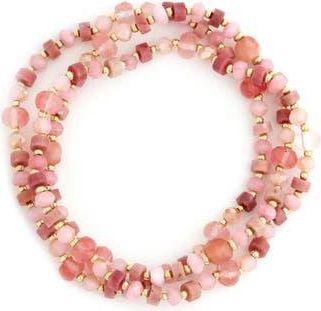 Panacea Set of 3 Beaded Stretch Bracelets in Pink at Nordstrom Rack