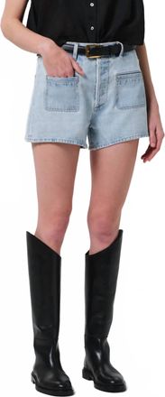 Citizens Of Humanity Marlow Welt Pocket Short In Skyscape