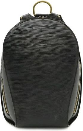 Louis Vuitton Pre-owned Mabillon Epi 2way Backpack - Dames - Vintage Rugzakken - Zwart - ONE Size - Leer - Vintage