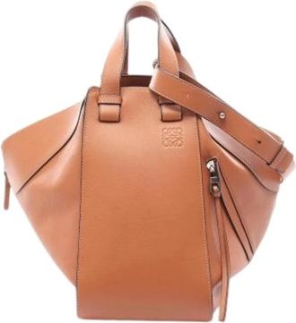 Loewe Pre-owned Handbag - Dames - Vintage Handtas - Bruin - ONE Size - Leer - Vintage