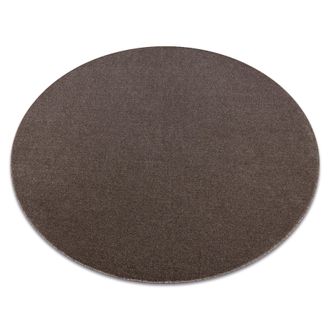 RugsX Rugsx - Alfombra Eton Plus C&iacute;rculo Color Mocca Melange Marr&oacute;n / Beige Brown Circulo 200 Cm