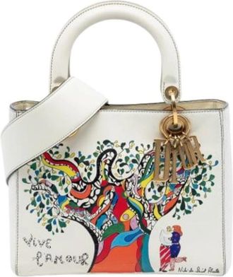 Dior Pre-owned Handbags, female, Multicolor, Size: ONE SIZE Pre-owned Medium Niki De Saint Phalle Lady satchel