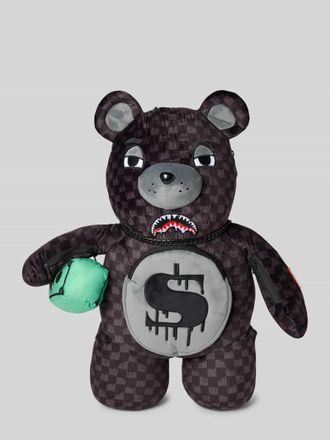 Sprayground Rucksack in Teddy-Optik Modell DRIPPING SHARKS IN PARIS in Black, Größe 1