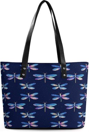 Generic Dragonfly Tote Bags for Women Cute Shoulder Purses Handbags