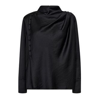 Co'Couture Overhemden, Dames, Zwart, XS, Blouses