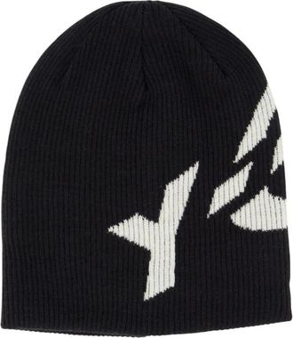Yohji Yamamoto CL Beanie - unisex - Hoeden - Zwart - ONE Size - Wol - Accessoires