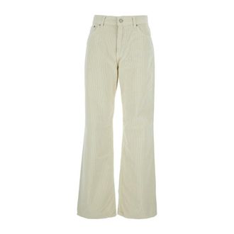 Haikure Broeken, Dames, Wit, W29, Katoen, Korea Pants