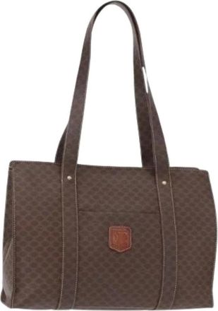 Celine Pre-owned Vintage Tote Bag - Dames - Vintage Shopper - Bruin - ONE Size - Vintage