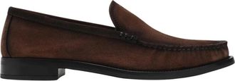 Prada Mocassino - Dames - Loafers - Bruin - 40 EU - Leer - Schoenen