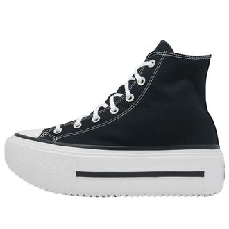 Converse Chuck Taylor All Star Lift Double Stack Hi Black White A12975C