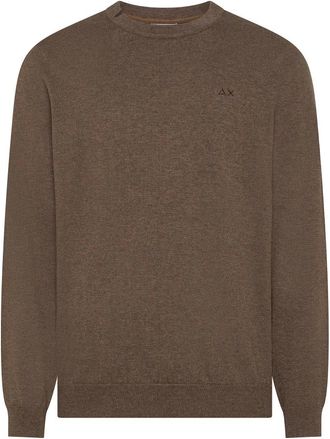 Sun 68 Maglione girocollo - - Knitwear - Uomo - Marrone - XL