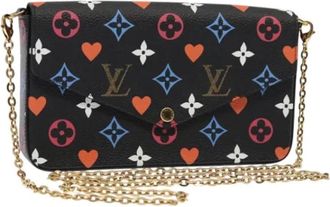 Louis Vuitton Pre-owned Canvas clutches - Dames - Vintage Schoudertas - Zwart - ONE Size - Vintage