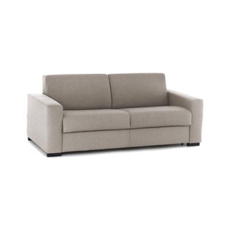 Dmora Sof&aacute; Fijo Dgunte, Gran Sof&aacute; De 2 Plazas, 100% Made In Italy, Sof&aacute; Sala De Estar, En Tela Acolchada, Con Reposabrazos Delgados, Cm 180x95h90, T&oacute;rtola -