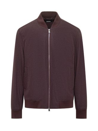 HUGO BOSS Boss Bordeaux Jacket With Zip Closure