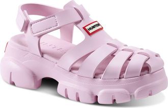 Hunter Belah Lug Sole Fisherman Sandal in Light Pink at Nordstrom Rack, Size 10