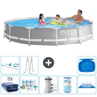 Intex Piscina Prism Frame Redonda - 366x76 Cm - 7-piezas S31932