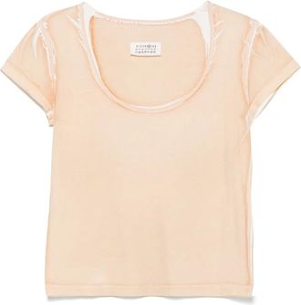 Maison Margiela T-shirt in cotone anni 2010 - Toni neutri