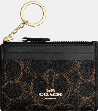 Coach Womens Mini Skinny Id Case In Loved Signature Canvas - Multicolour - One Size