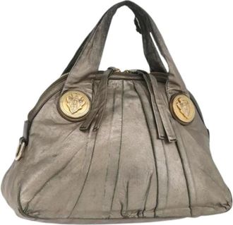 Gucci Pre-owned Handbags, female, Gray, Size: ONE SIZE Pre-owned Vintage Tote Bag
