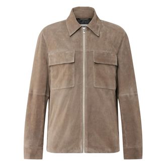 Drykorn Light Jackets, male, Brown, L, Kosan 10 Leather Jacket