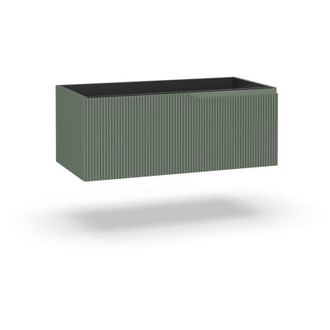 TFT Home Furniture Base portalavabo 1 cestone ZIP verde salvia