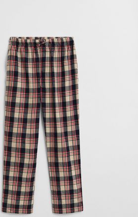 GANT Men Flannel Checked Pajama Pants (XXL) RUBY RED