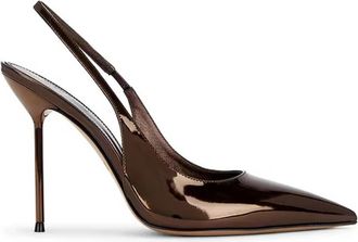 PARIS TEXAS Lidia Slingback - Dames - Pumps - Bruin - 37 EU - Leer - Schoenen
