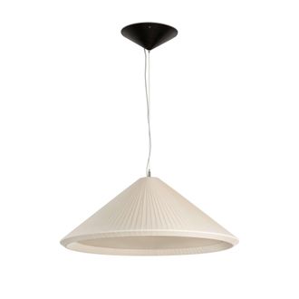 Netlighting Hue 3 Light Small Dome Ceiling Pendant Ivory E27 in Off-White