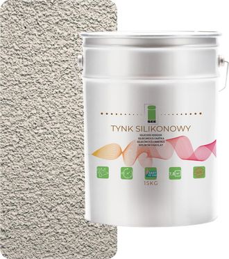 OEM Revestimiento Exterior De Silicona Para Fachadas, Gris C&aacute;lido, 1,5 Mm, Calidad Premium, 15 Kg