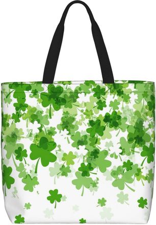 Generic Women Handbag St. PatrickS Day Travel Tote Bag Print Reusable Beach Travel Bags, For Wedding, Daily, Gym, Graduation, Christmas