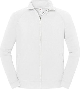 Fruit Of The Loom Fruit of the Loom Unisex Adult Iconic Premium Sweat Jacket (Wit)