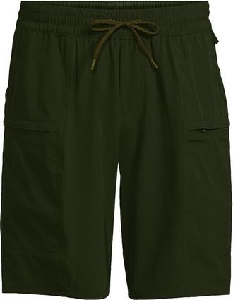 Lands End 9 Inch Packable Cargo Swim Shorts in Dark Cilantro Green at Nordstrom, Size Xx-Large