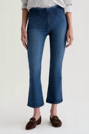 AG - Adriano Goldschmied Farrah Boot Crop Flare Jeans In Moonlight