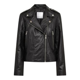 Co'Couture Chaqueta de Cuero - Jackets - Mujer - Negro - XL