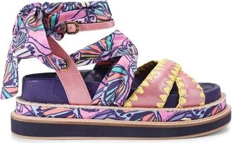Kurt Geiger Platform Sandaal - Dames - Sandalen - Veelkleurig - 39 EU - Schoenen