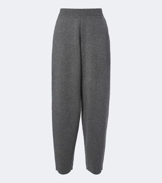 arch4 Hayden knitted cashmere barrel-leg pants