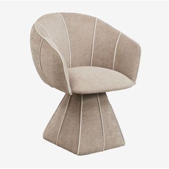 Sklum Pack De 2 Sillones Giratorios Tapizados Tallin Sklum