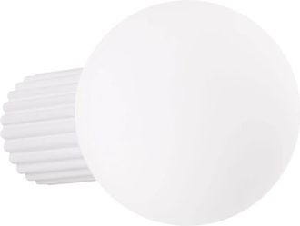 Wonderlamp Aplique de pared de aluminio blanco g9