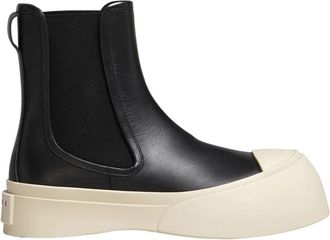 Marni Pablo Chelsea Boot - Dames - Chelseaboots - Zwart - 40 EU - Leer - Schoenen