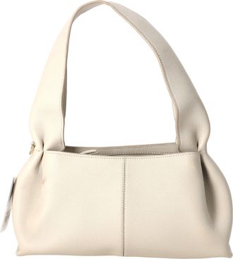 Pol&egrave;ne Number Nine East West Shoulder Bag in White Calf Leather