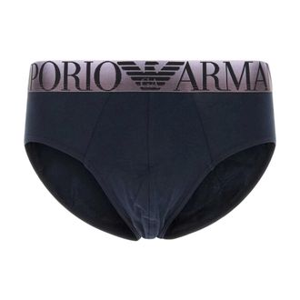 Emporio Armani Heren, Ondergoed, Blauw, Maat: XL Katoen