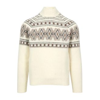 Gran Sasso Jersey de cuello redondo - Knitwear - Hombre - Beige - 2XL