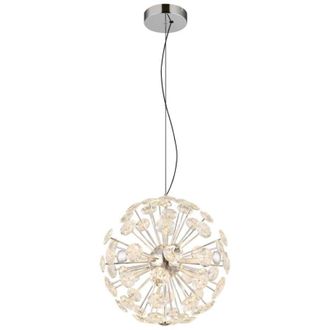 Globo Lighting Globo - L&aacute;mpara Colgante - Virina - Cromo - Vidrio - &Oslash; 45cm - Led