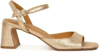 Bobbies Vahina Heeled Sandals in Iridescent Champagne at Nordstrom, Size 8.5