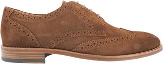 Tod's Mens Walnut Light Wingtip Perforated Lace-Ups Derby, Brand Size 6 ( US Size 7 )
