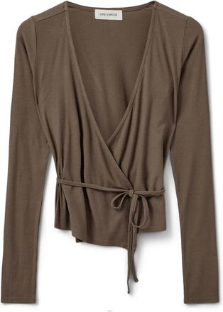 Sofie Schnoor Overhemden, Dames, Bruin, S, Polyester, Janet SW Top