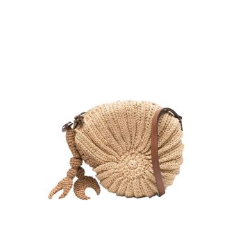 Anya Hindmarch Cross Body Bags, female, Beige, Size: ONE SIZE Hermit Crab Shoulder Bag