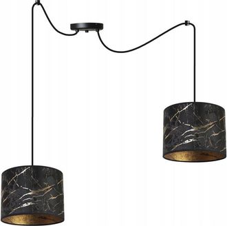 OEM L&aacute;mpara De Techo Colgante, Pantalla Con Estampado De Ara&ntilde;a, Dorada