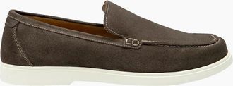 Loake Mens Loake Tuscany Loafer Anthracite Suede - Brown - Size: 10